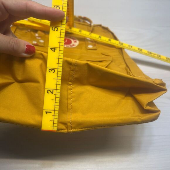 NWT FjallRaven Kanken Backpack Ochre Confetti Pattern 23510